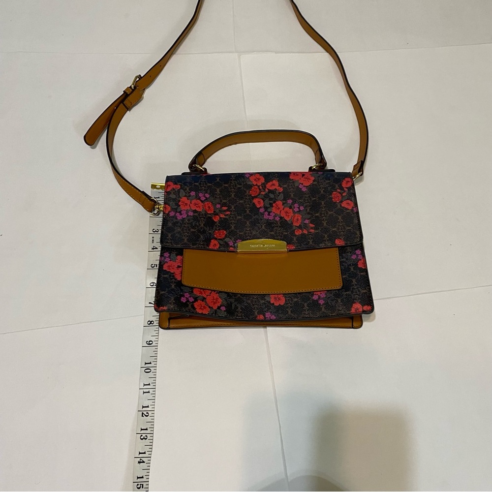 Nanette Lepore Floral Brown Handbag - Picture 13 of 16